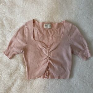 Francesca’s Pink Top | Jun Ivy